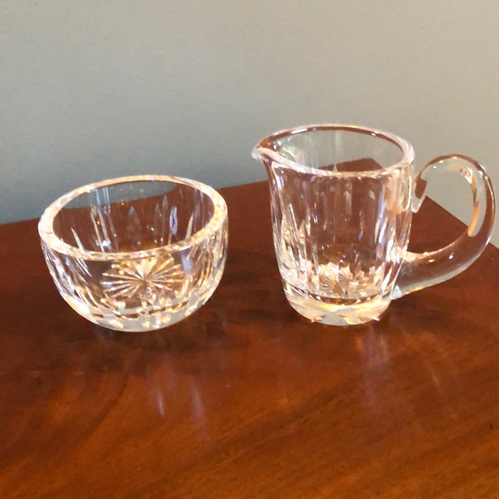 Waterford sugar and creamer set